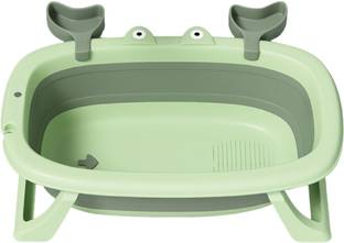 POLKA TOTS Splish Splash Foldable Bathtub For Baby Kid - Green