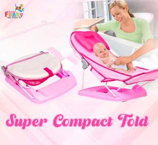 Little Funky Baby Bather Seat For New Born With 3 Level Adjustable Backrest & Padded Head