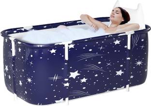 BHAJANSHREE Portable Foldable Soaking Bathtub for Adults Freestanding Bathtubs Hot Bath Tub