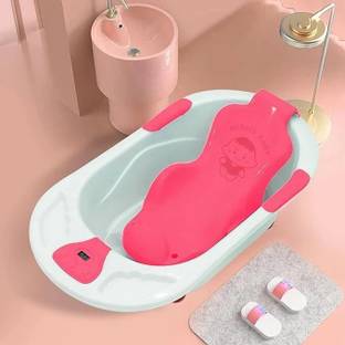 StarAndDaisy Baby Bathtub & Bath Seat with Temperature Sensor | Baby Kids Bather chair
