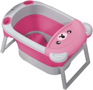 JUNIOR JOE Multifunction Folding Anti-Skid Baby Bath Tub For Infants And Toddlers