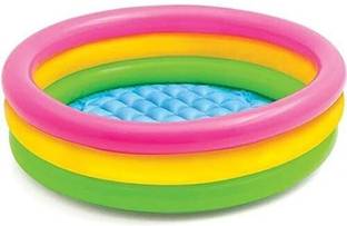 valuableplus Sunset Glow Baby Pool For kids Round Play Box Pool Bath Tub 1-5Years Size 2ft