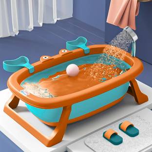 Little Olive Splash & Play Baby Bath Tub for Kids - Safe, Fun, and Perfect for 1-Year-Olds