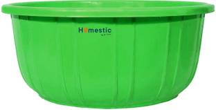 HOMESTIC by Kuber Industries 40 Lt. Multipurpose Unbreakable Plastic Tub |Bath Tub|Washing Tub (Green)