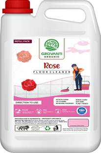 GROVANTI ORGANIC Ceramic, & Tile Cleaner, Multi-surface Floor Cleaner Kills 99.9% Germs Rose Rose