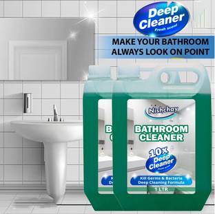 NISHCHAY Bathroom Cleaner,For Floors & Surfaces, 3X fast Kills Germs & Viruses Natural orignal