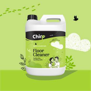 CHIRP Floor Cleaner Liquid (5Lits), Pet friendly & Baby safe, Plant-based Ingredients lemon grass fragrance