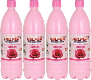 HELPER HERBAL SCENTED PHENYL ,ROSE -1 LITER , 4PC PACK ROSE