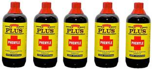 Plus Black Phenyl Liquid Surface Floor Cleaner | Remove Dirt | Germs | Bacteria & Kil Black Phenyle