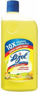 Lizol Disinfectant Surface Cleaner, Citrus , 500ml (Pack of 10) Citrus
