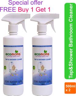 ecomoms Tap and Shower Bathroom Tough Lime Scale Stain Remover Spray Eco Friendly