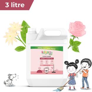 Koparo Disinfectant Floor Cleaner Liquid| For Tile & Marble | Plant Based & Non-Toxic Jasmine & Rose