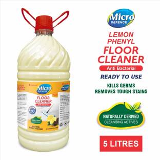 MicroDefence Phenyl Floor Cleaner Lemon Oil|Kill Germs|Repel Insect|Safe for Kids & Pets| LemonGrass