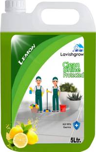Lavishgrow Floor & Phenyl Cleaner Green Lemon Fragrance 5 LTER (5L) Lemon
