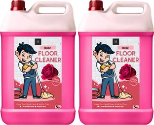 BLISS & BLUSH Strong Floor Cleaner Liquid for Complete Germ Protection and Deep Cleaning Rose