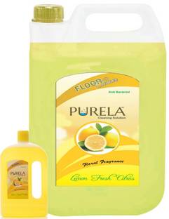 PURELA Eco-Friendly Non-Toxic Anti-viral Baby & Pet Safe Probiotic And Natural Floor & bathroom Cleaner Lemon