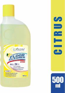 EcoGleam Floor Cleaner Liquid | 10X Cleaning | Stain Remover | Pleasant Fragrance Citrus