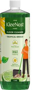 Kleenest Plant Based Floor Cleaner with goodness of coconut, 10X Cleaning Tropical Breeze