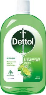 Dettol Liquid Disinfectant for Floor Cleaner, Surface Disinfection Lime Fresh