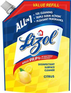 Lizol Disinfectant Surface Cleaner Refill Pack Citrus