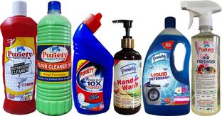 Puriety Home Cleaning Set ( Combo set of 6 ) jasmine