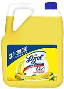 Lizol Disinfectant Surface Cleaner Citrus (5 L) Citrus Fragrance