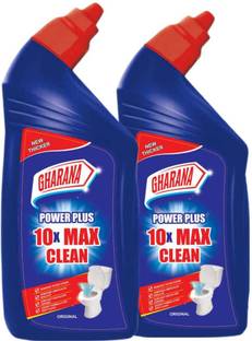 Gharana Power plus 10x max clean toilet cleaner buy one get 1 free Original