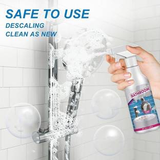Shineshake Tough Lime Scale Hard Water Stain Remover, Spray and Scrub Cleaner for Bathroom fresh