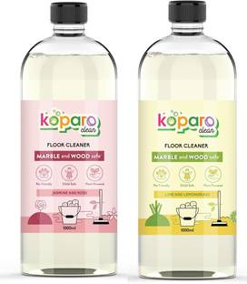 Koparo Natural Disinfectant Floor Cleaner Liquid, Surface Cleaner | Organic & Non-Toxic Jasmine & Lime