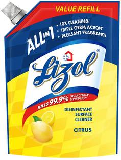 Lizol Disinfectant Surface Cleaner Refill Pack Citrus