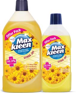 Maxkleen Citrus Joy Disinfectant Floor Cleaner with 99.9% Germ Protection Citrus