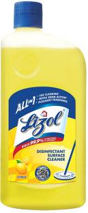 Lizol surface floor cleaner lemon
