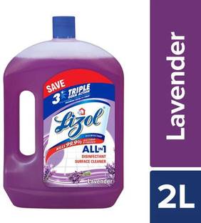 Lizol Disinfectant Floor & Surface Cleaner Lavender Lavender