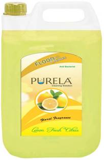 PURELA Floor Cleaner Liquid, Kills All Germs & Viruses To Makes Surfaces Safe & Remove Tough Stains, Bathroom Floor Cleaner Liquid Form Lemon