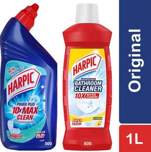 Harpic 10xClean Harpc Refreshing Marine 500+ Red-F500 Marine