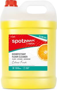 Spotzero by Milton Disinfectant Floor , 5 Litres, Citrus | Surface Cleaner | Stain Removal Citrus