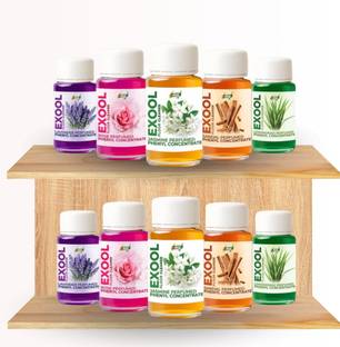 7Fresh EXOOL Perfumed Phenyl Concentrate Liquid 2 set of Combo Pack (MAKES 10 LITRE) JASMINE+ROSE+LAVENDER+SANDAL+LEMONGRASS