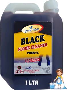 Dusty Might Floor Cleaner Dirt Removal Disinfectant Phenyl Liquid Surface Stains & Germs Black Phenyl