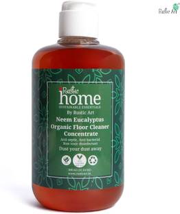 RUSTIC ART Home Neem Eucalyotus Organic Floor Cleaner Concentrate 300Ml Eucalyptus