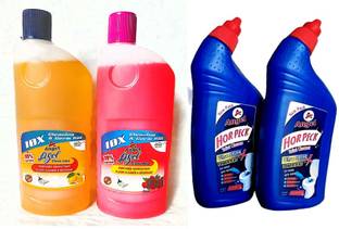 Angel Toilet Cleaner 500ml X 2 Ligel 500ml X2 pack of 4 Lime, Rose