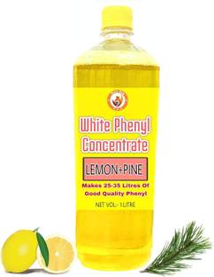 Rich Fox White Phenyl Concentrate 1 Litre makes 25-35 litres of phenyl lemon + Pine