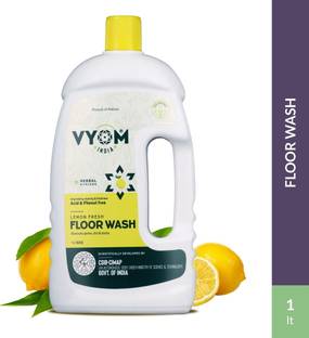 VYOM INDIA Floor Wash Ecofriendly|Biodegradable|Child Pet Safe|Lemongrass,Cedarwood Infused Lemon Fresh