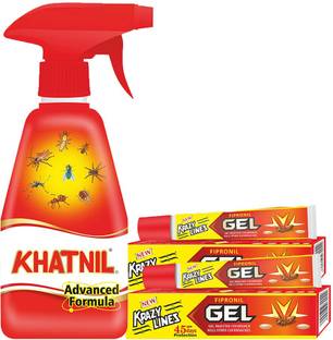 Khatnil Advanced Formula Bed Bug Spray 250ml With 2 Gel 20g natural