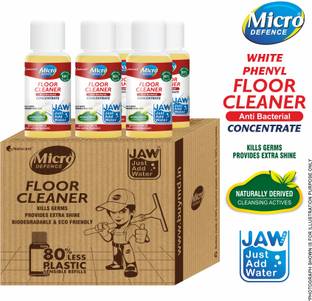 MicroDefence White Phenyl Floor Cleaner|Kills Germs|Natural|5x50ml Concentrates Makes 5 Litre Pine