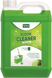 WNG Disinfectant Floor Cleaner For Ceramic & Tile Cleaning Green Lemon