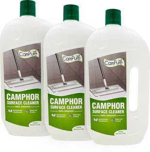 CamPure Camphor Surface Cleaner - 1L - Pack of 3 Refreshing Fragrance, Removes Stains (Camphor Fragrance)
