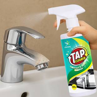 VRPRIME Tap & Shower Cleaner Spray 500ml | Limescale & Rust Remover Multipurpose Citrus