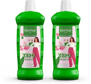 Kleenest Bathroom cleaner, Zero Bleach cleaning formula, with plant based actives Rose