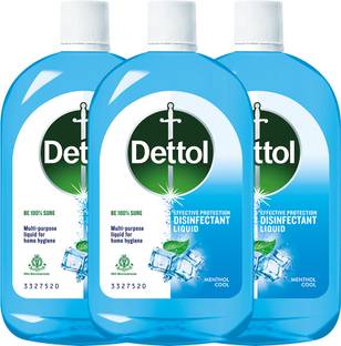 Dettol Liquid Disinfectant for Floor Cleaner, Surface Disinfection Menthol Cool