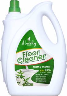 SQUEEKY Disinfectant Surface/Floor Cleaner Liquid 5L | Kills 99% Germs* | Anti-Bacterial Neem & Jasmine